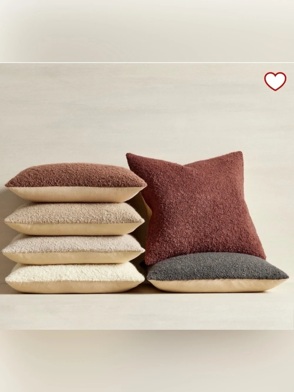 Pottery Barn Set of 2 Pillow Covers Boucle Chocolate Brown 20x20 NWT Covers Only